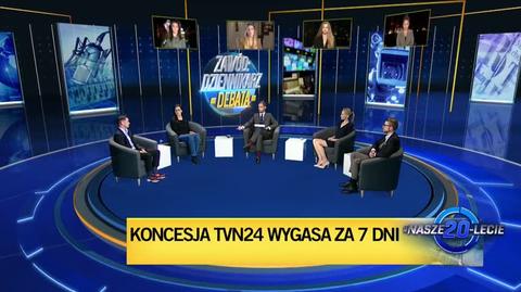 Ambroziak i Michalski o braku decyzji KRRiT w sprawie koncesji dla TVN24