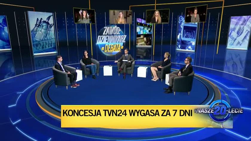 Ambroziak i Michalski o braku decyzji KRRiT w sprawie koncesji dla TVN24