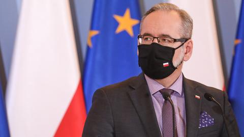 Minister zdrowia Adam Niedzielski o amantadynie