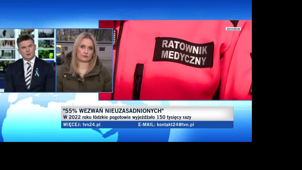 Ponad połowa wezwań karetek bezzasadna