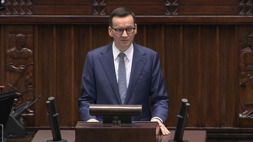 Morawiecki chce "dnia opozycji". Śmiech w ławach większości sejmowej