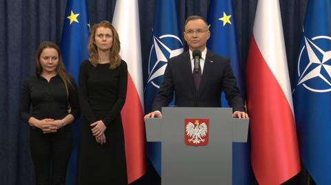 Oświadczenie prezydenta Andrzeja Dudy