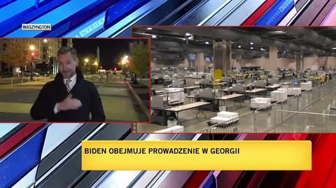 Joe Biden obejmuje prowadzenie w Georgii