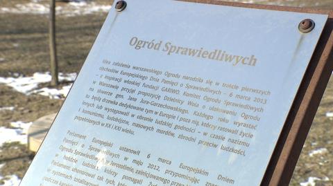 "Budzą nasze sumienia". Kolejni upamiętnieni w Ogrodzie Sprawiedliwych