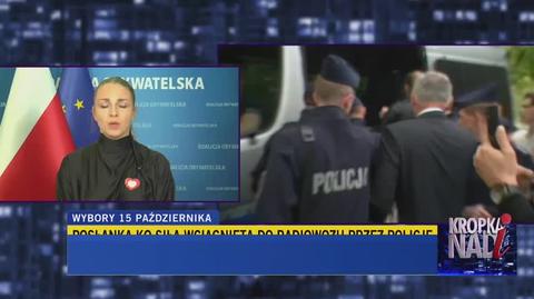 Gajewska: policjant w radiowozie przekazał mi, że nie podoba mu się moje zachowanie