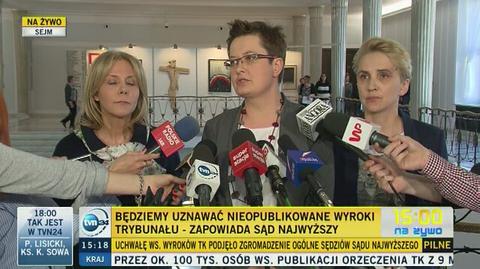 Katarzyna Lubnauer o uchwale Sądu Najwyższego: inne sądy na pewno będą ją respektować