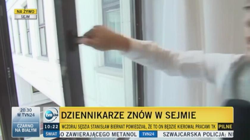 Sejm: obostrzenia dla mediów nie obowiązują. Galeria dziennikarska nadal zamknięta