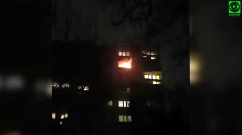 Pożar mieszkania we Wrocławiu