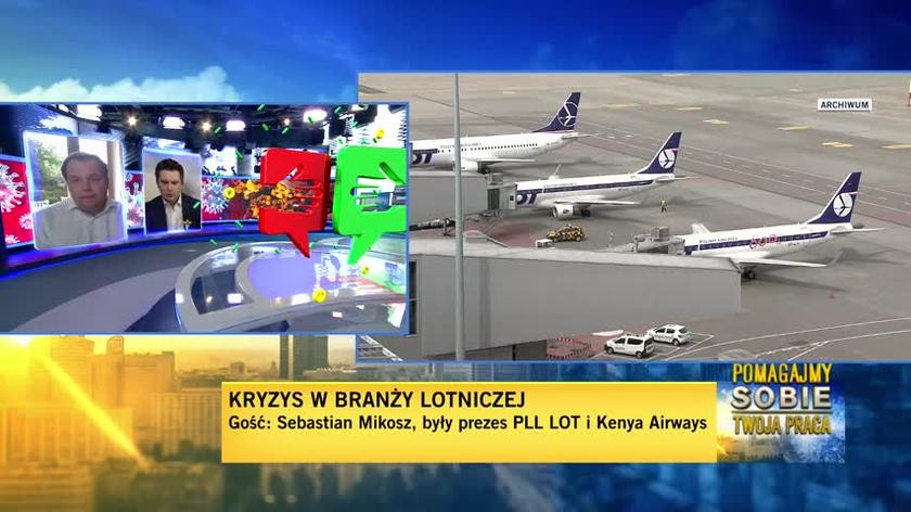 Sebastian Mikosz, były prezes Polskich Linii Lotniczych LOT i Kenya Airways, o sytuacji w branży lotniczej