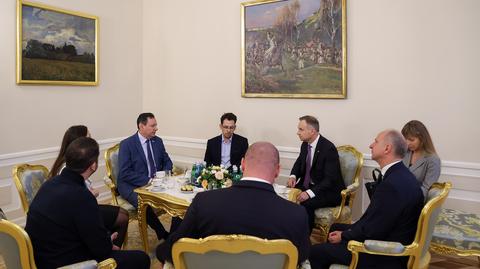 Prezydent spotkał się z synem Aleksa Dancyga