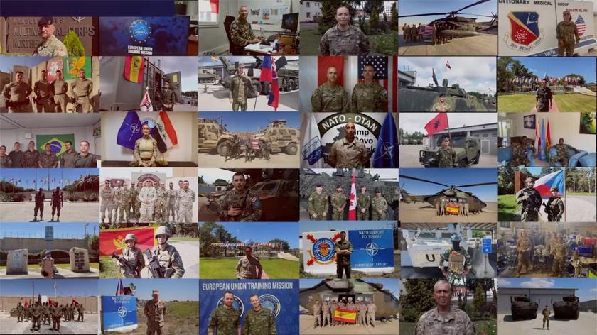 Międzynarodowe życzenia dla żołnierzy Wojska Polskiego