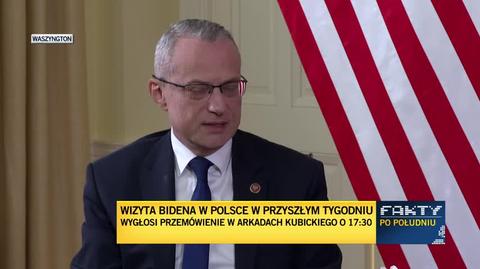 Ambasador Polski w USA o wizycie Joe Bidena w Polsce