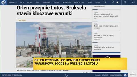 Komisja Europejska zgodziła się na przejęcie Lotosu przez Orlen