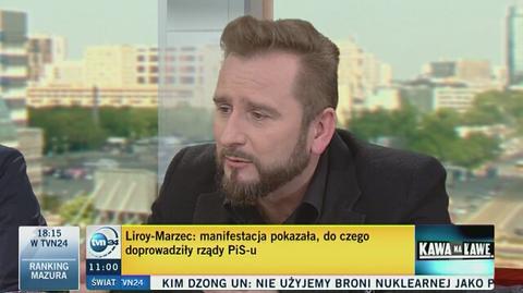 Piotr Liroy-Marzec: manifestacja pokazała, do czego doprowadziły rzady PiS