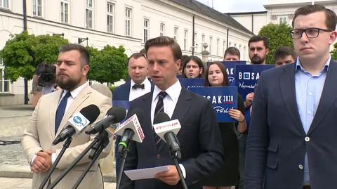 Bosak: Duda zamiast troski o Polaków wybrał namaszczenie od Trumpa