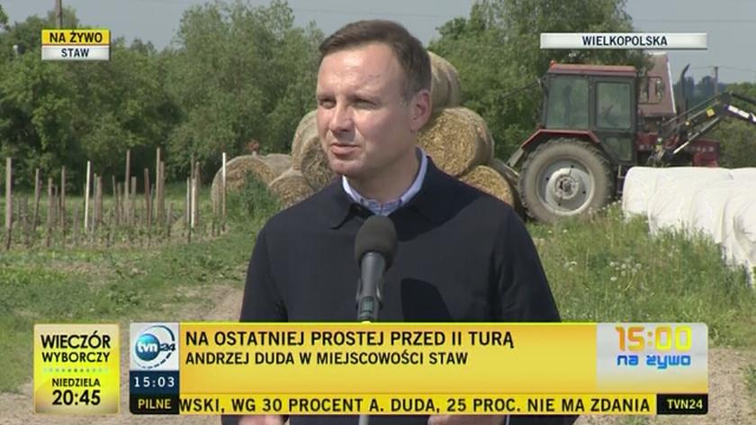 Andrzej Duda spotkał się z rolnikami 