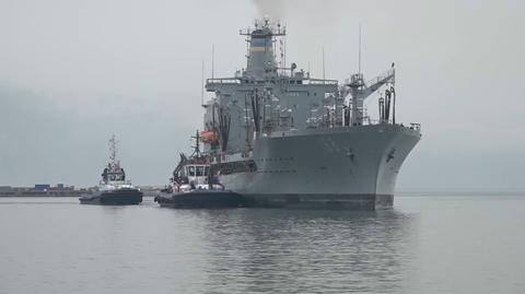 USNS Joshua Humphreys wpłynął do portu w Gdyni