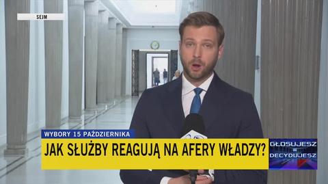 Tomczyk (KO): służby zajmują się opozycją, dziennikarzami, ale nie aferami 