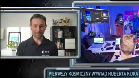 Wywiad Huberta Kijka ze Sławoszem Uznańskim, polskim rezerwowym astronautą ESA