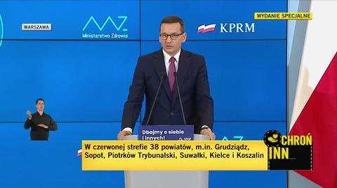 Premier tłumaczy, jaką liczbą respiratorów dysponuje Polska. Część z nich objęta "klauzulą tajności"