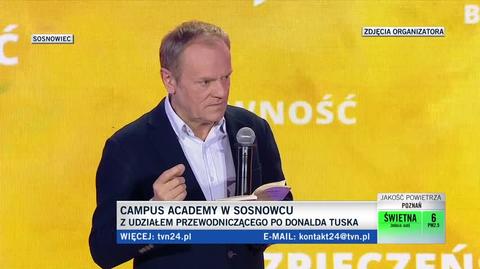 Tusk o "piątce Konfederacji": Słowa mają swoje konsekwencje. Odległość między słowem a czynem jest naprawdę niewielka