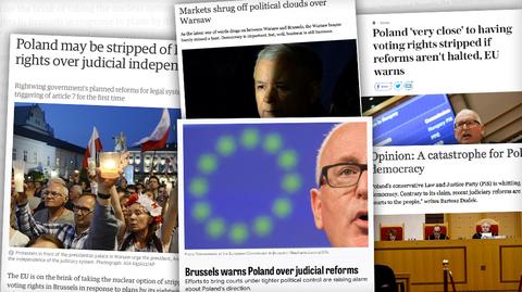 Polska "na kolizyjnym kursie" z UE, "PiS odwraca się od demokracji"