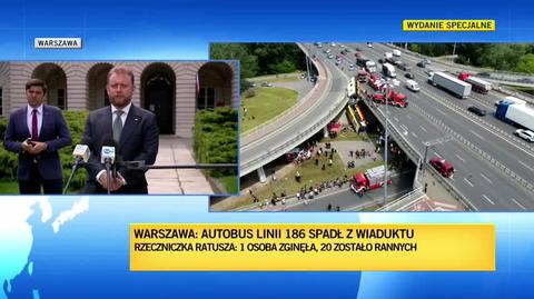 Minister Szumowski o wypadku autobusu: jestem w kontakcie ze szpitalami, gdzie trafiają pacjenci