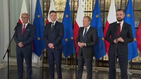 Tusk: potwierdziliśmy z liderami opozycji gotowość współpracy i tworzenia większości w parlamencie