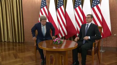 John Kerry met with PM Mateusz Morawiecki in Warsaw