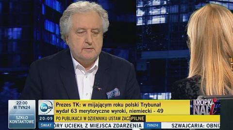 Rzepliński: można wydawać wyroki na stadionie, ale nie wiem, czy będą dobre