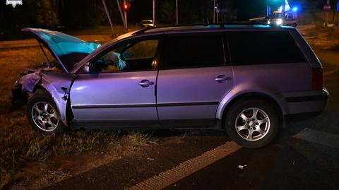 Lublin. Na skrzyżowaniu zderzyły się dwa auta. Nie żyje 23-latka 