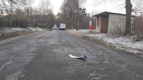 Wypadek w Ostrówku. Kierowca uciekł z miejsca zdarzenia