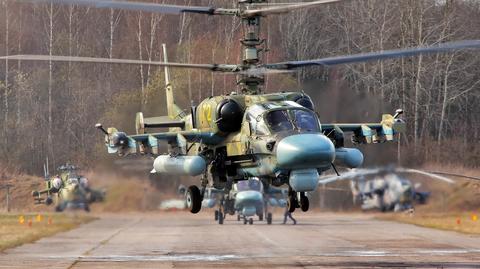 Nagranie z zestrzelenia rosyjskich śmigłowców Ka-52 przez Siły Zbrojne Ukrainy