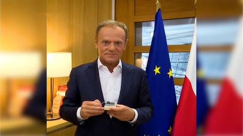 Donald Tusk i nagranie z okazji 15-lecia przystąpienia Polski do Unii Europejskiej