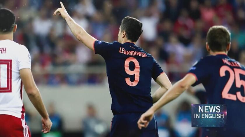 Robert Lewandowski goal frenzy help Bayern 3-2 past Olympiakos