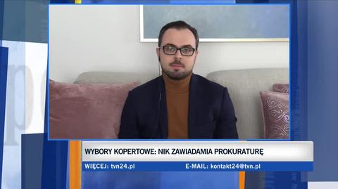 Doktor Małecki o zawiadomieniach NIK do prokuratury ws. wyborów kopertowych