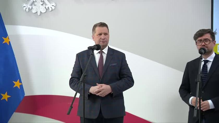 Minister Czarnek o wynikach matury 2022