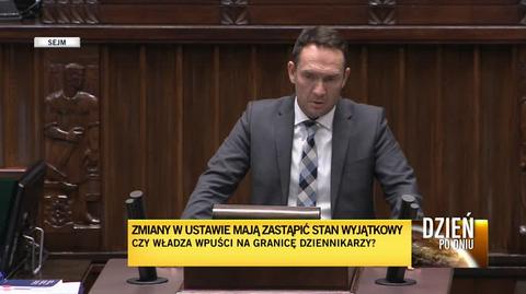 Tomasz Szymański: funkcjonariusze mają podstawowe problemy z ekwipunkiem