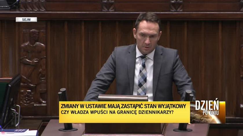 Tomasz Szymański: funkcjonariusze mają podstawowe problemy z ekwipunkiem