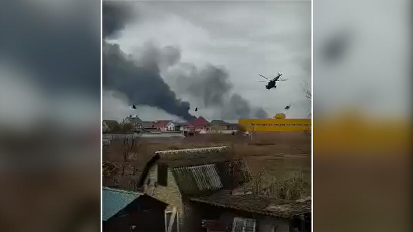 Ukraina. Atak na lotnisko Iwano-Frankowsk