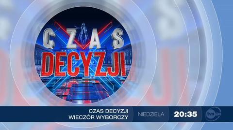 Wieczór wyborczy w TVN24