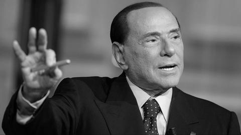 Silvio Berlusconi na nagraniach archiwalnych
