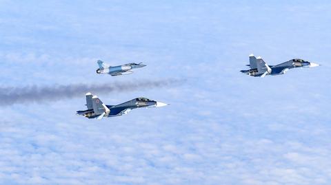 Dowództwo Sił Powietrznych NATO publikuje nagranie z przechwycenia rosyjskich samolotów