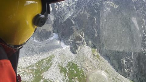 Śmiertelny wypadek w Tatrach. Turysta spadł z dużej wysokości pod Gerlachem (materiał z 12.08.2023)