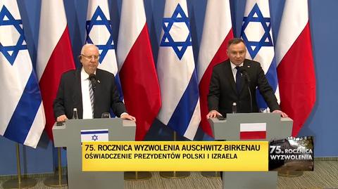 Prezydent: z wielką przykrością przyjąłem to, że polski udział w walce przeciwko nazistom został pominięty w Yad Vashem
