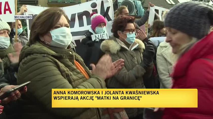 Wypowiedź burmistrza Michałowa podczas protestu