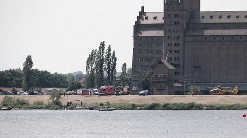 Straż pożarna: ratownicy zlokalizowali wrak samolotu, który wpadł do Wisły