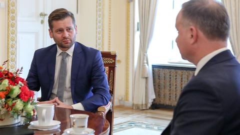 Piotr Mueller pytany o rekonstrukcję rządu i jedną kobietę w składzie Rady Ministrów