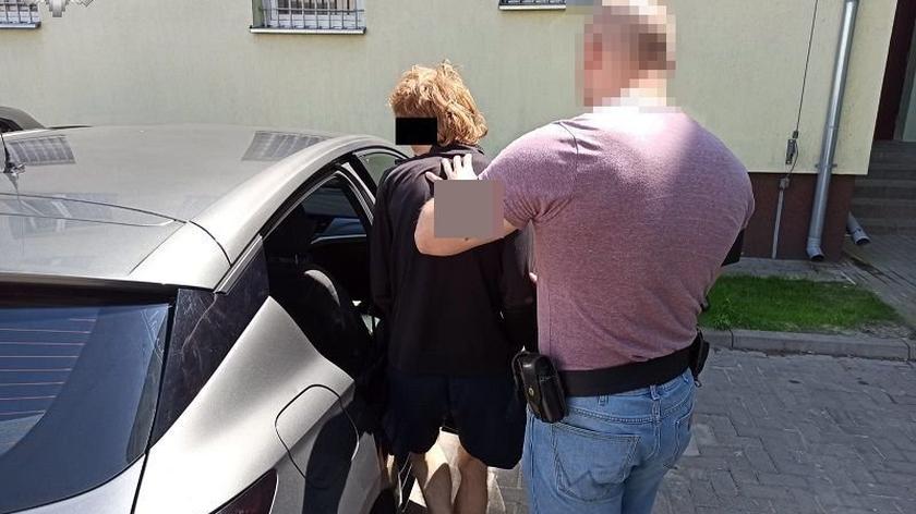 Policjanci weszli do jednego z mieszkań na terenie Międzyrzeca Podlaskiego 