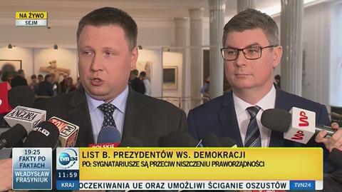 Marcin Kierwiński (PO): demokracja to nie jest ślepe wykonywanie woli prezesa Kaczyńskiego